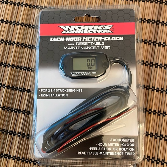 Works Connection Tach/Hour Meter NIB - Picture 1 of 4
